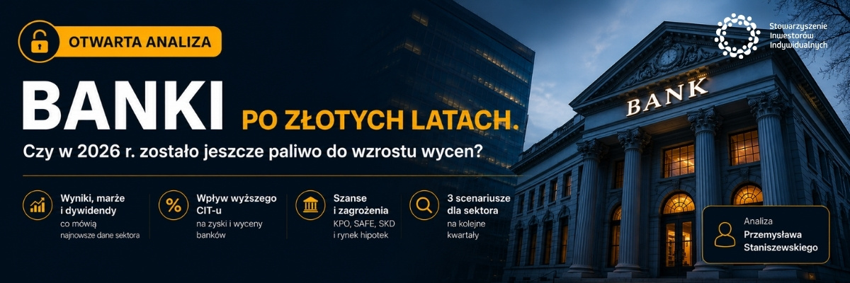 Banki po złotych latach. Czy w 2026 r. zostało jeszcze paliwo do wzrostu wycen? [Analiza]